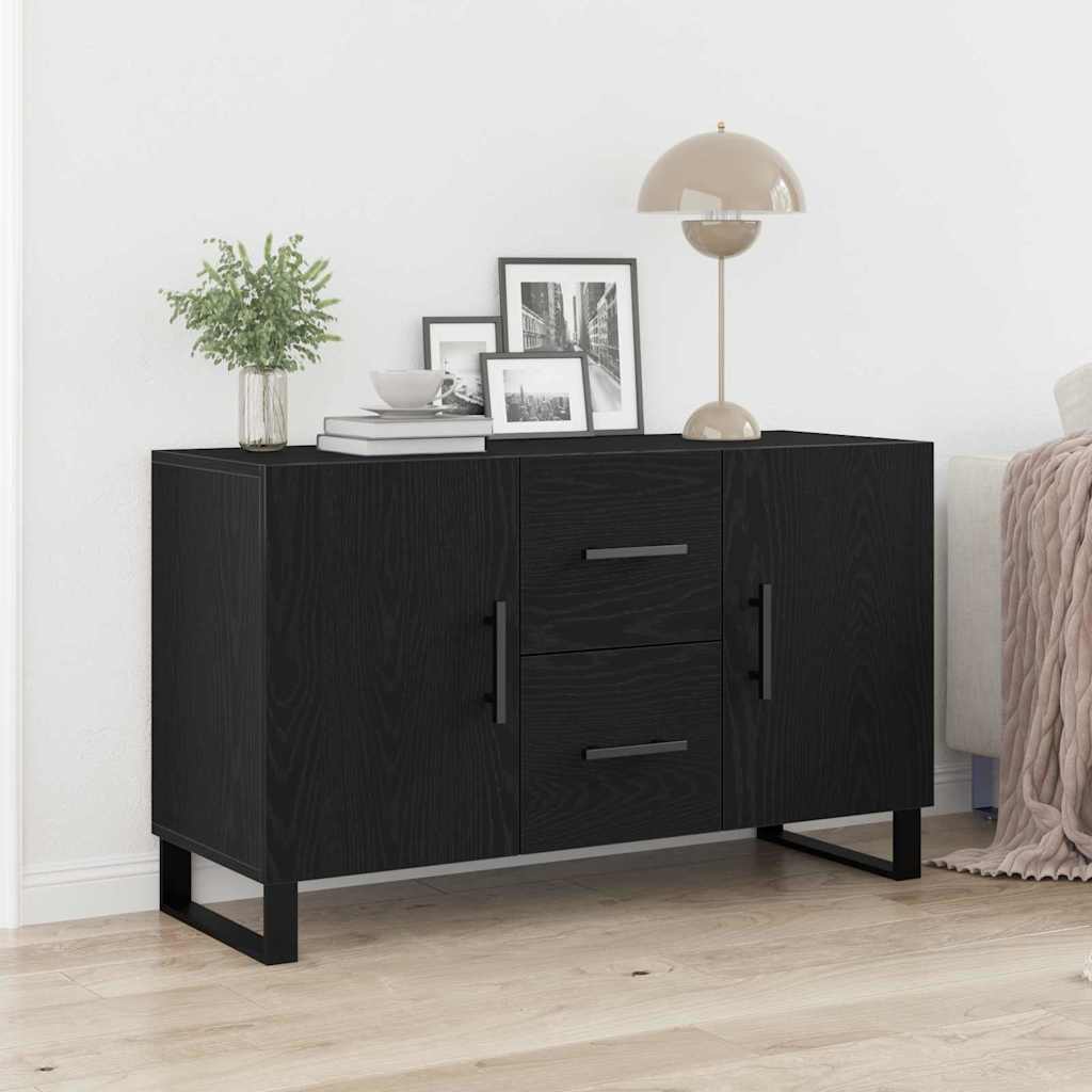 Sideboard Schwarze Eiche 100 x 36 x 60 cm Holzwerkstoff