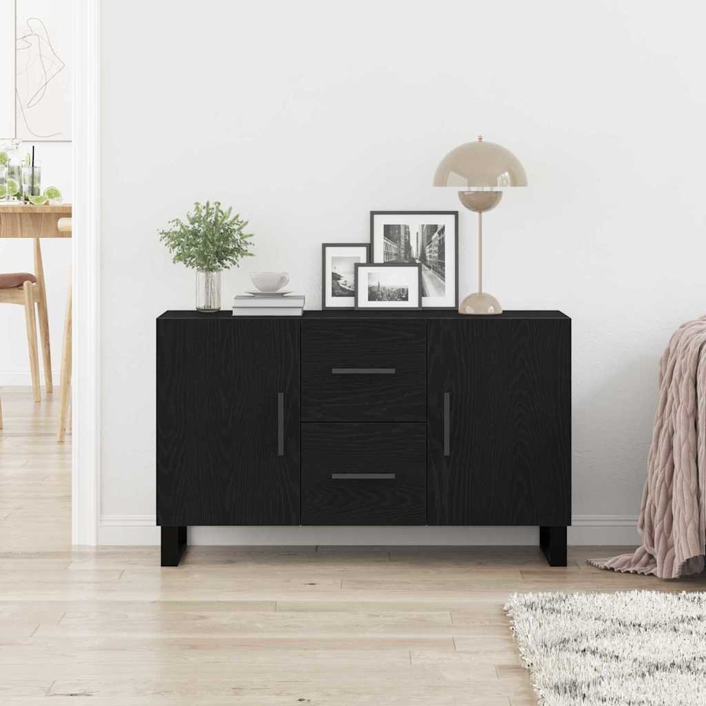 Sideboard Schwarze Eiche 100 x 36 x 60 cm Holzwerkstoff