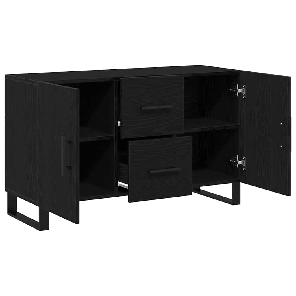 Sideboard Schwarze Eiche 100 x 36 x 60 cm Holzwerkstoff