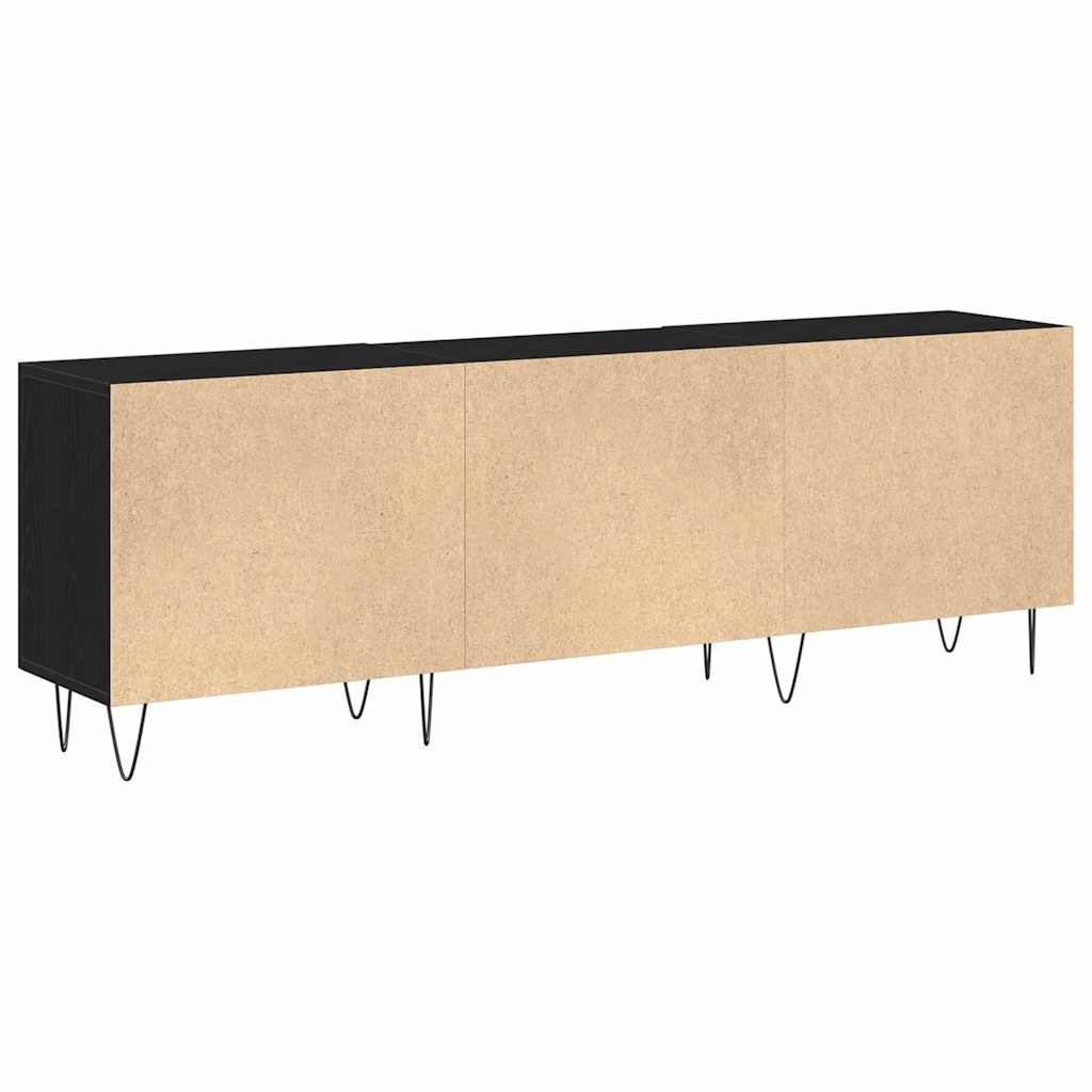 TV-Schränk Schwarze Eiche 150 x 30 x 50 cm Holzwerkstoff