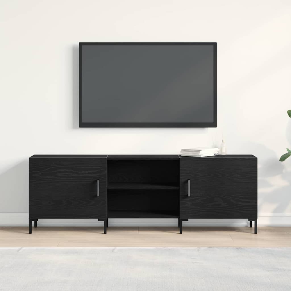 TV-Schränk Schwarze Eiche 150 x 30 x 50 cm Holzwerkstoff
