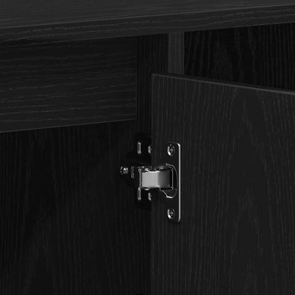 TV-Schrankset Schwarz Eichen-Optik 100 x 35 x 55 cm