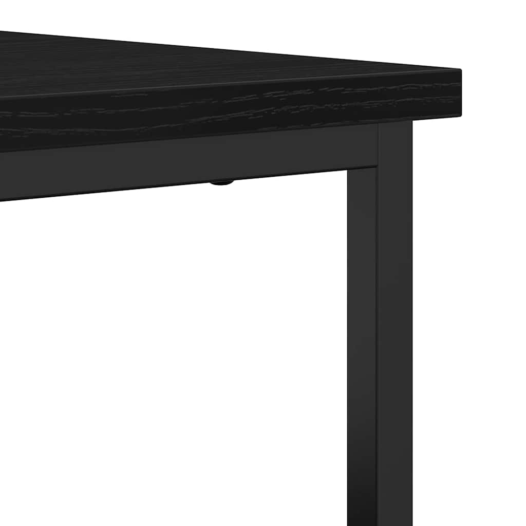 Sideboard Schwarze Eiche 70 x 30 x 80 cm Holzwerkstoff