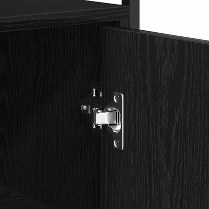 Sideboard Schwarze Eiche 70 x 30 x 80 cm Holzwerkstoff