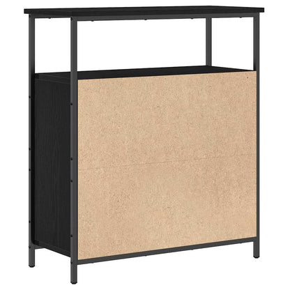 Sideboard Schwarze Eiche 70 x 30 x 80 cm Holzwerkstoff