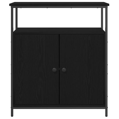 Sideboard Schwarze Eiche 70 x 30 x 80 cm Holzwerkstoff