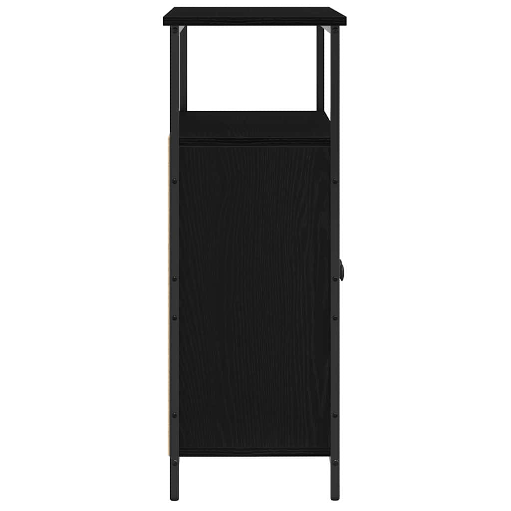 Sideboard Schwarze Eiche 70 x 30 x 80 cm Holzwerkstoff