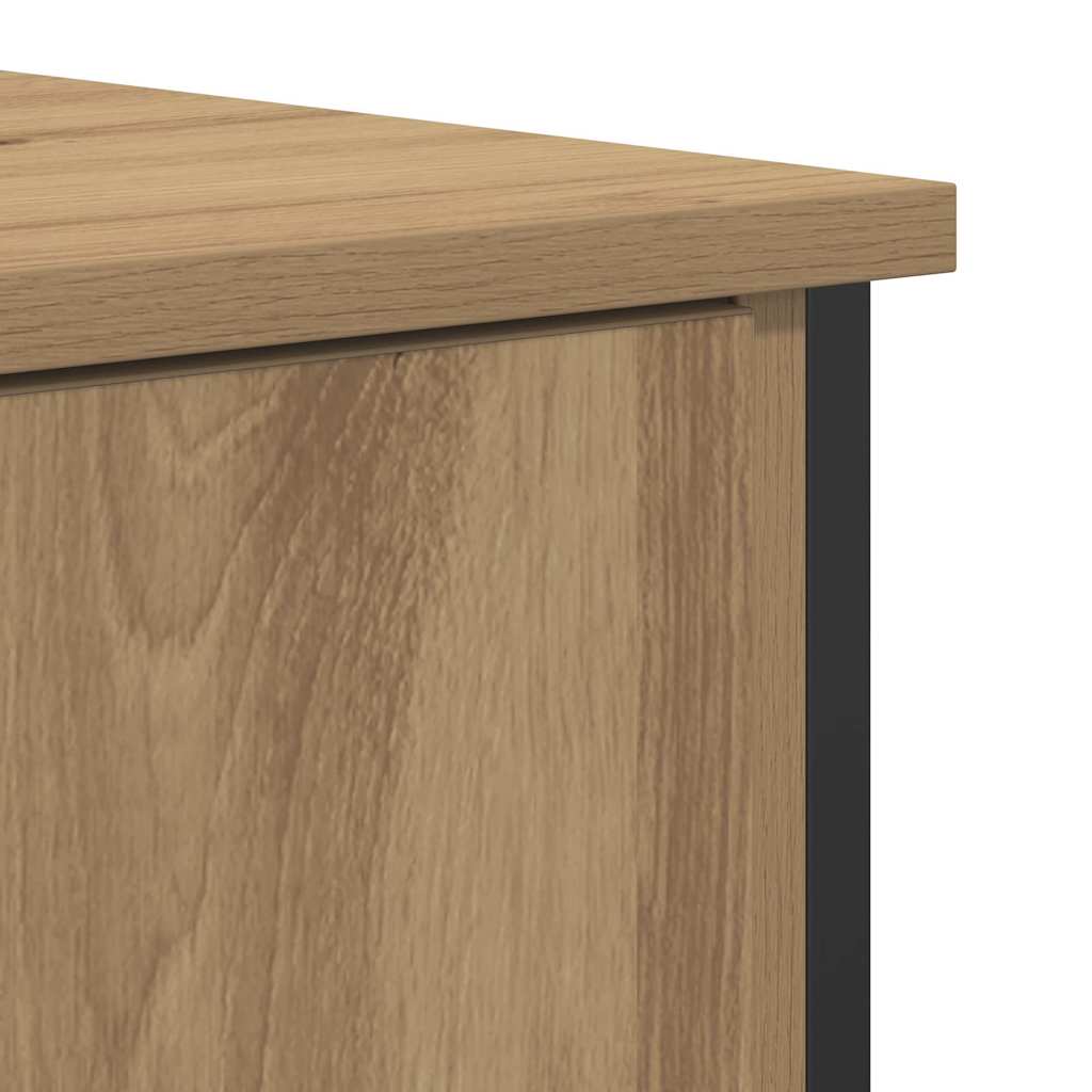 Sideboard Eiche handwerklich 70 x 30 x 80 cm Holzwerkstoff