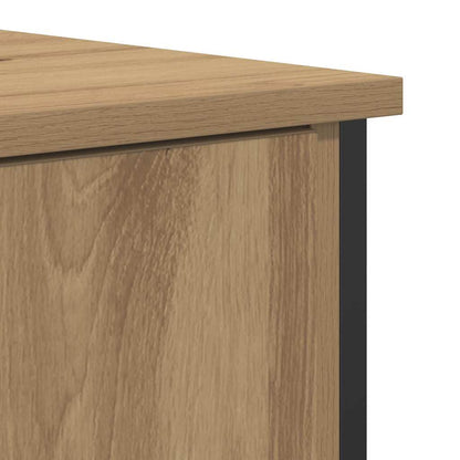 Sideboard Eiche handwerklich 70 x 30 x 80 cm Holzwerkstoff