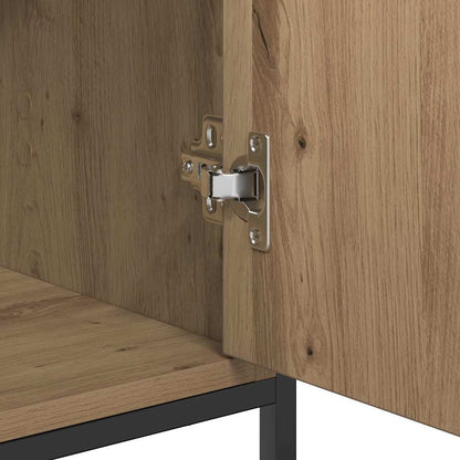 Sideboard Eiche handwerklich 70 x 30 x 80 cm Holzwerkstoff