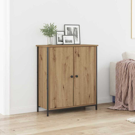 Sideboard Eiche handwerklich 70 x 30 x 80 cm Holzwerkstoff