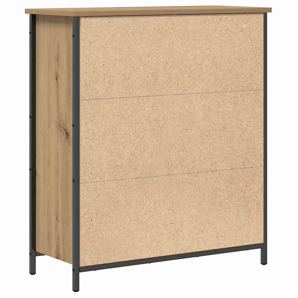 Sideboard Eiche handwerklich 70 x 30 x 80 cm Holzwerkstoff