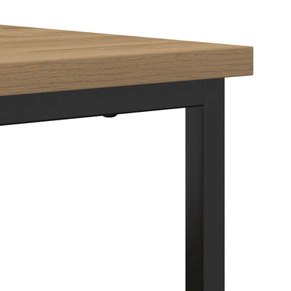 Sideboard Artisan Eiche 100x35x80 cm Ingenieurholz und Stahl