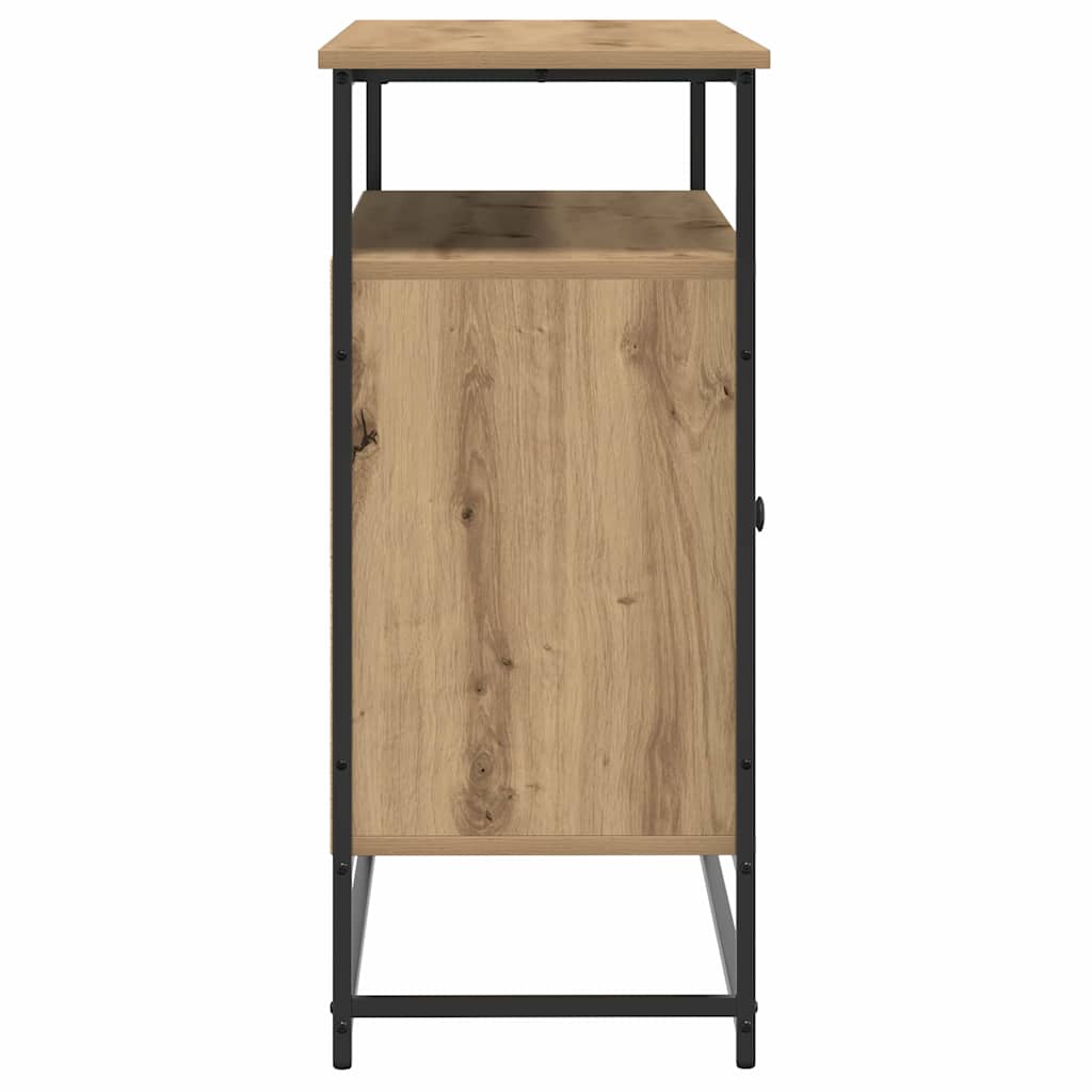 Sideboard Artisan Eiche 100x35x80 cm Ingenieurholz und Stahl