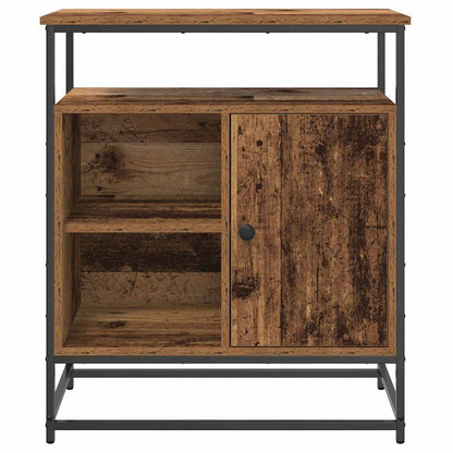 Sideboard Alte Holz 69x35x80 cm Ingenieurholz und Stahl