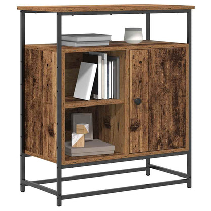 Sideboard Alte Holz 69x35x80 cm Ingenieurholz und Stahl