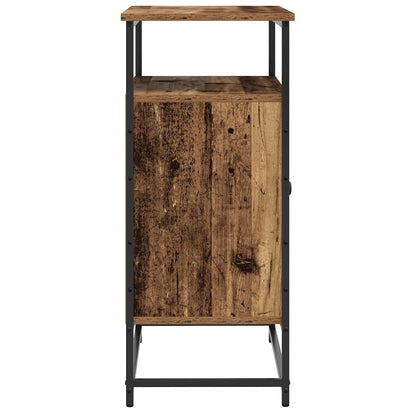 Sideboard Alte Holz 69x35x80 cm Ingenieurholz und Stahl