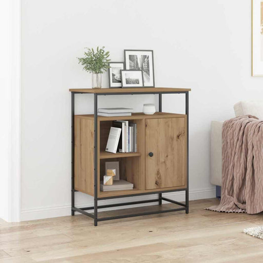 Sideboard Artisan Eiche 69x35x80 cm engineered Holz und Stahl
