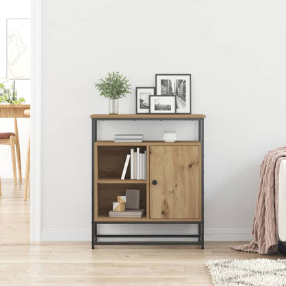 Sideboard Artisan Eiche 69x35x80 cm engineered Holz und Stahl