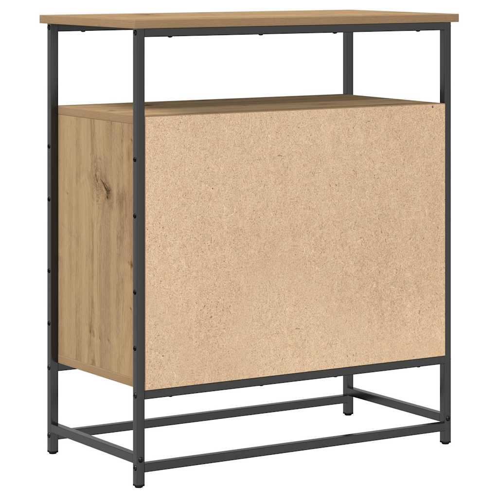 Sideboard Artisan Eiche 69x35x80 cm engineered Holz und Stahl