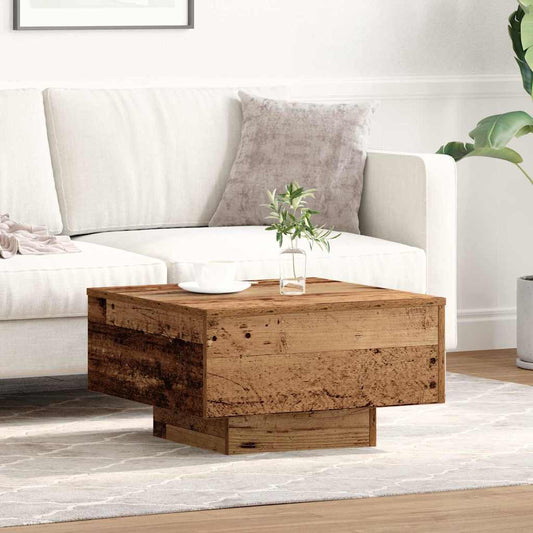 Couchtisch Altholz 55 x 55 x 31 cm Holzwerkstoff
