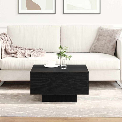 Couchtisch Schwarz Eichen-Optik 55 x 55 x 31 cm Holzwerkstoff