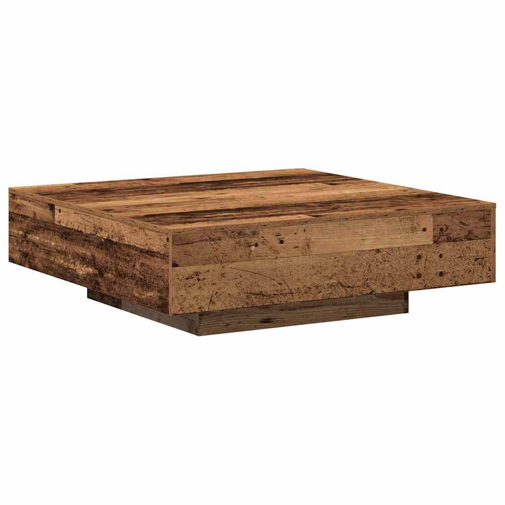 Couchtisch Altholz 100 x 100 x 31 cm Holzwerkstoff