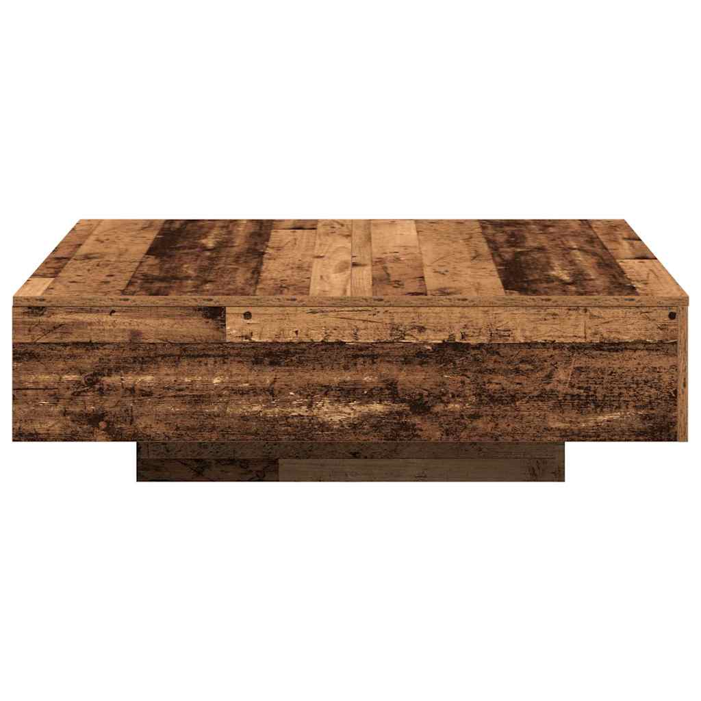 Couchtisch Altholz 100 x 100 x 31 cm Holzwerkstoff
