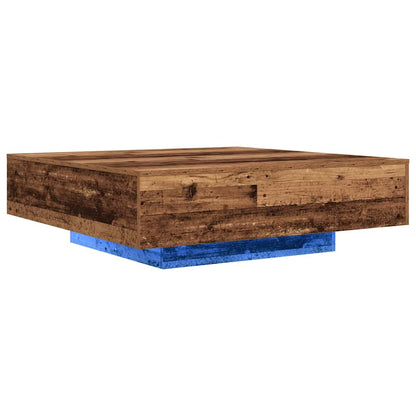 Couchtisch Altholz 100 x 100 x 31 cm Holzwerkstoff