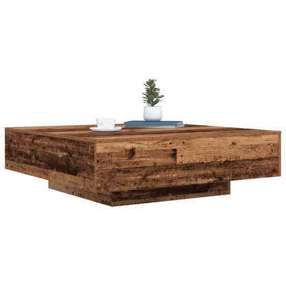 Couchtisch Altholz 100 x 100 x 31 cm Holzwerkstoff
