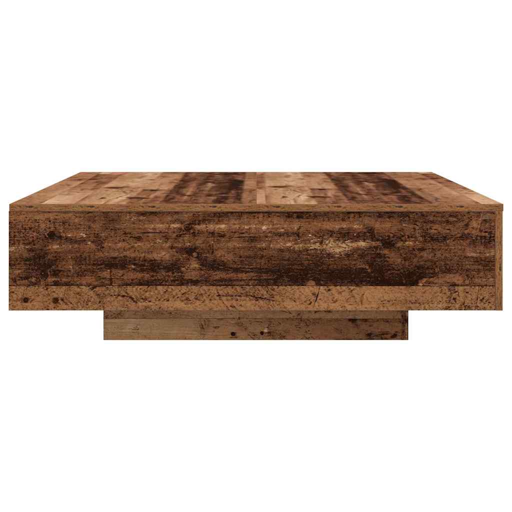 Couchtisch Altholz 100 x 100 x 31 cm Holzwerkstoff