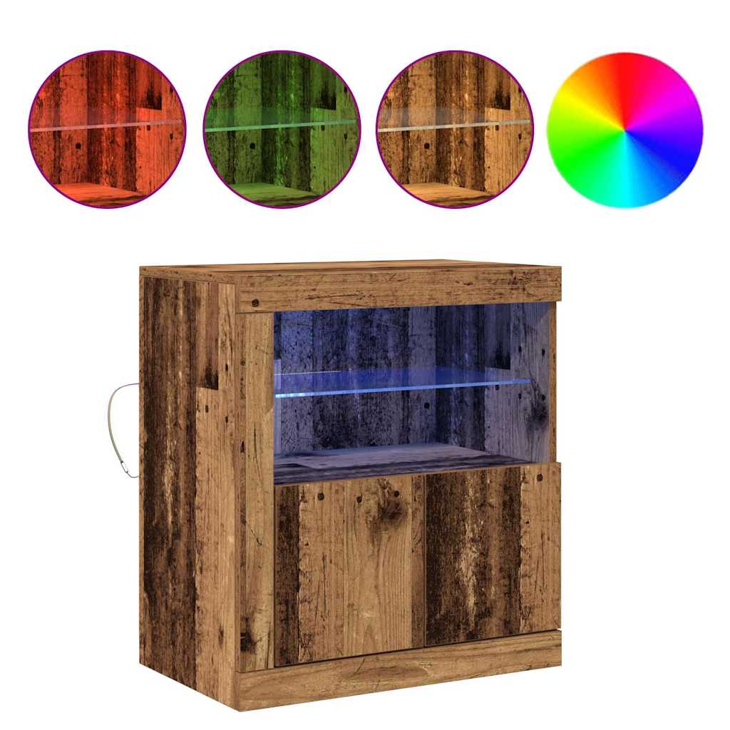 Sideboard Braun 60,5 x 37 x 67 cm Holzwerkstoff
