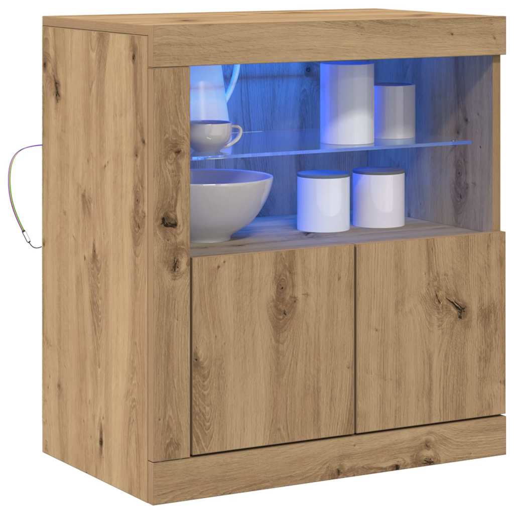 Sideboard Braun 60,5 x 37 x 67 cm Holzwerkstoff
