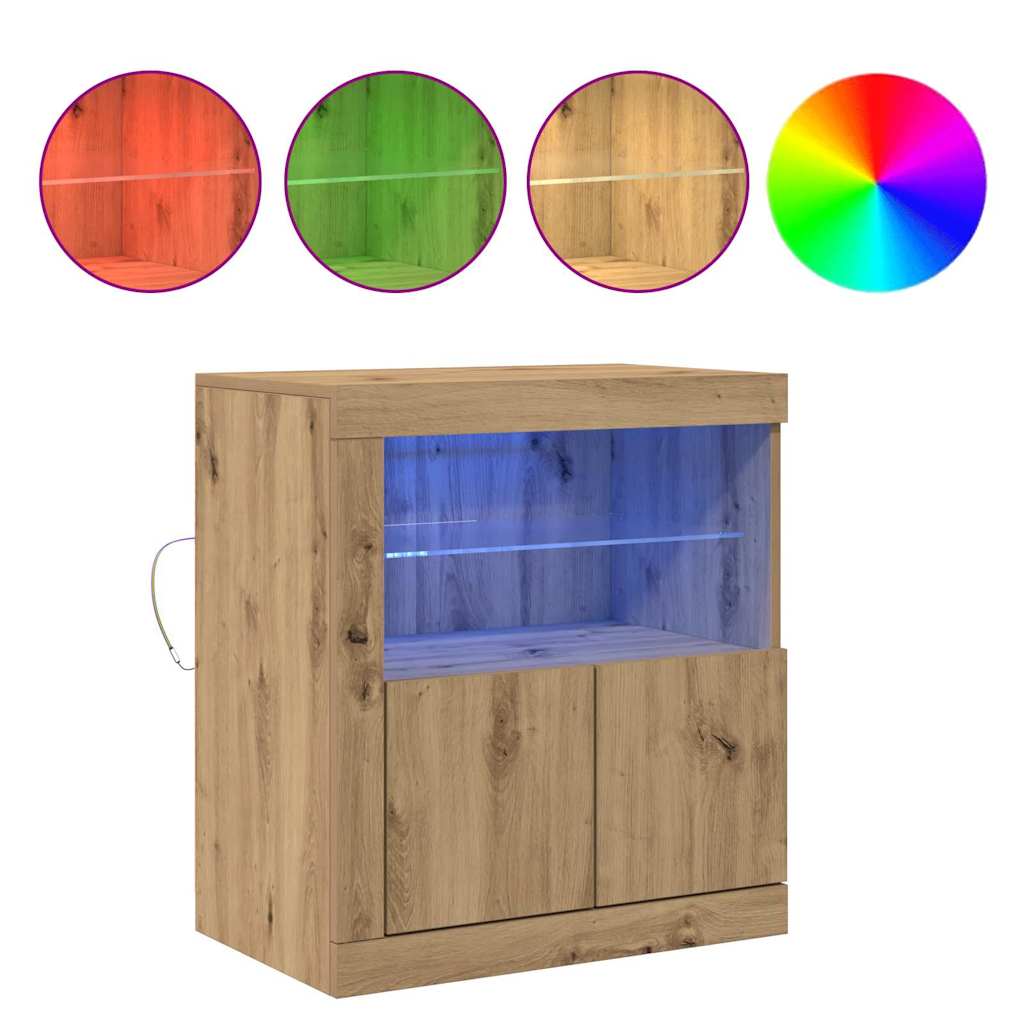 Sideboard Braun 60,5 x 37 x 67 cm Holzwerkstoff