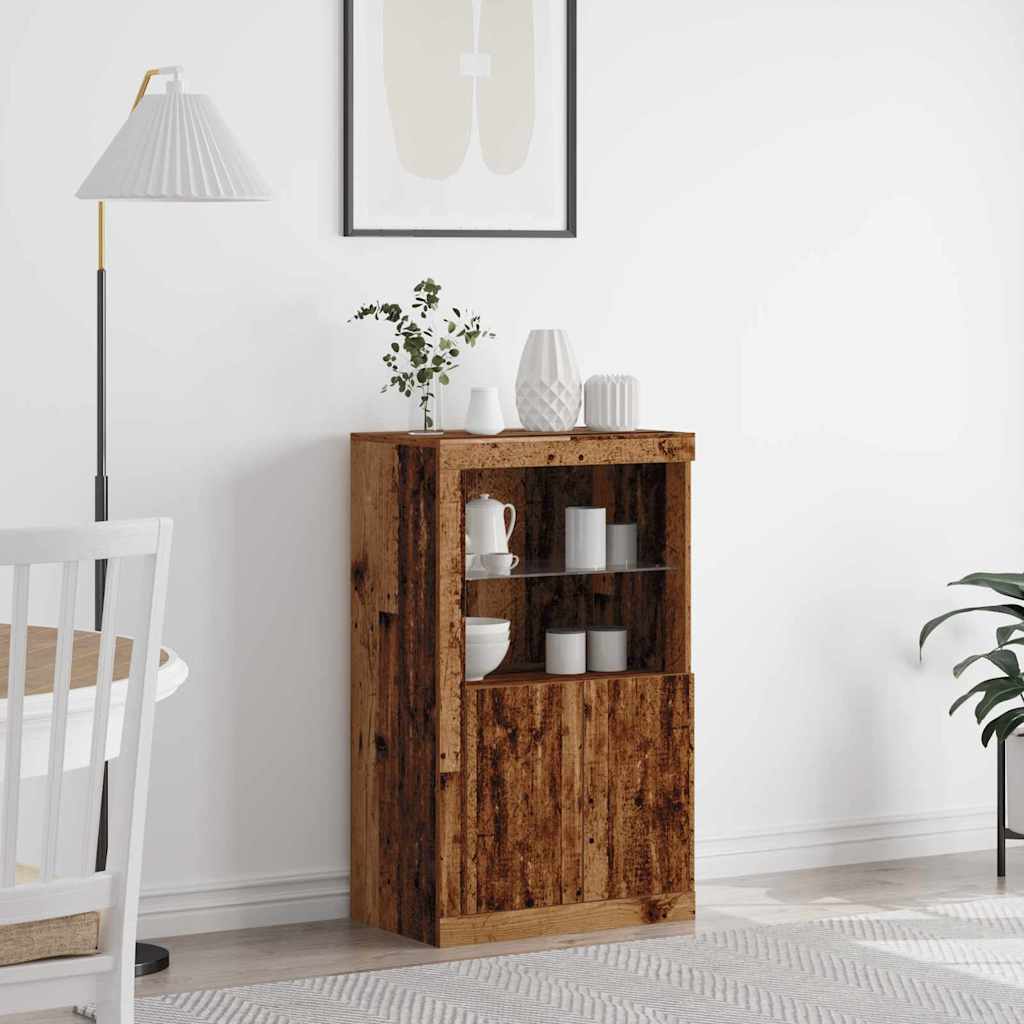 Beistellschrank Altholz 60,5 x 37 x 100 cm Holzwerkstoff