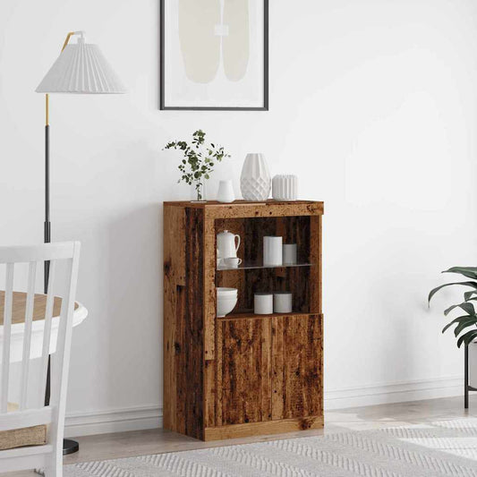 Beistellschrank Altholz 60,5 x 37 x 100 cm Holzwerkstoff