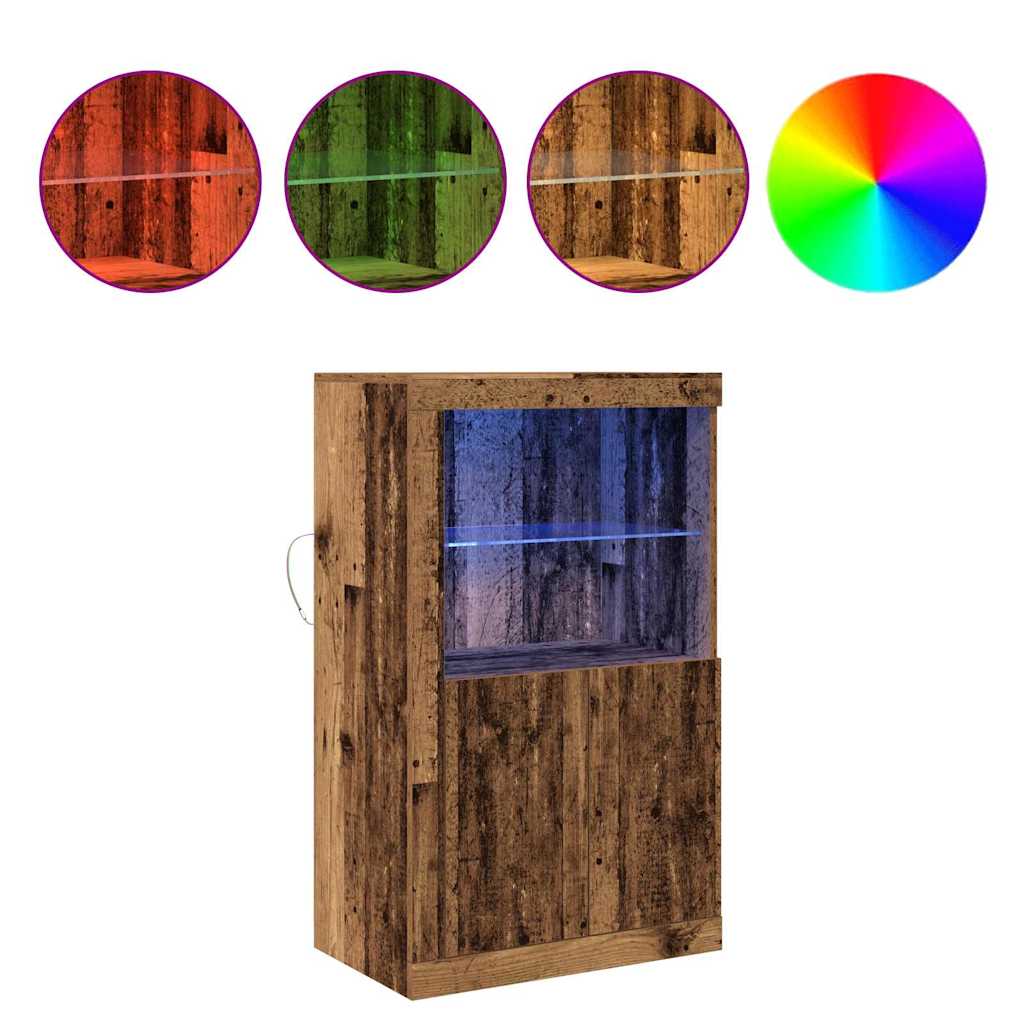 Beistellschrank Altholz 60,5 x 37 x 100 cm Holzwerkstoff
