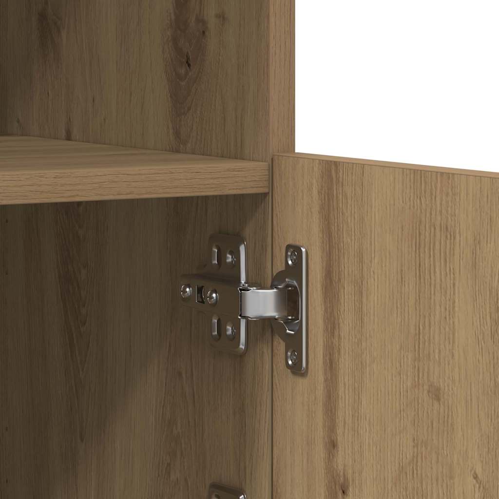 Beistellschrank Eiche handwerklich 60,5 x 37 x 100 cm