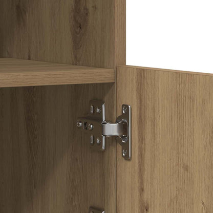 Beistellschrank Eiche handwerklich 60,5 x 37 x 100 cm