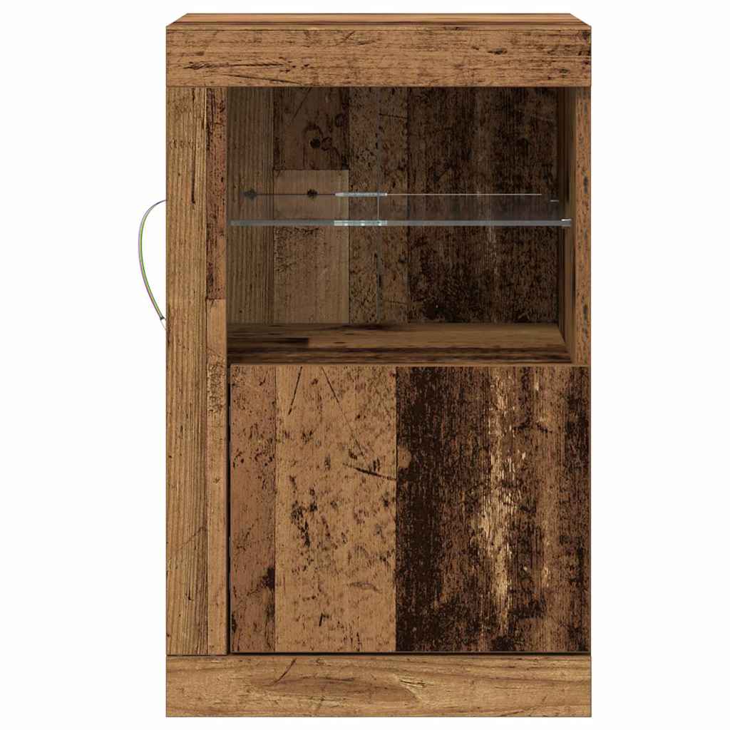 Beistellschrank Altholz 41 x 37 x 67 cm Holzwerkstoff