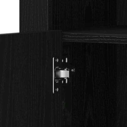 Beistellschrank 2 pcs Schwarze Eiche 41 x 37 x 67 cm