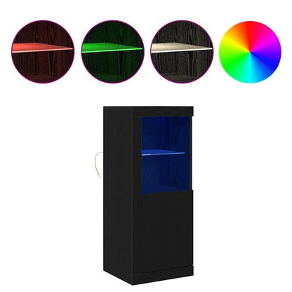 Sideboard Schwarz 41 x 37 x 100 cm Holzwerkstoff