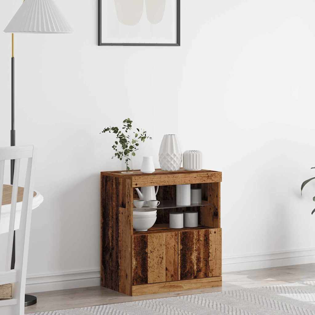 Sideboard Braun 60 x 37 x 67 cm Holzwerkstoff