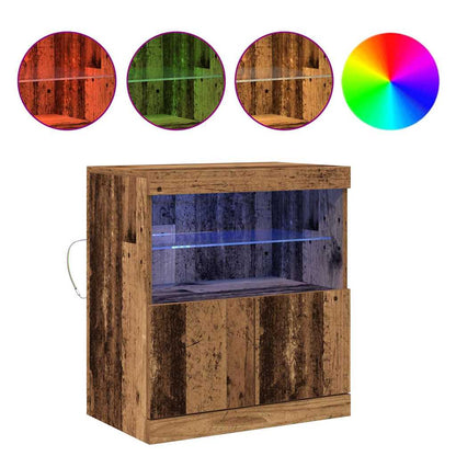 Sideboard Braun 60 x 37 x 67 cm Holzwerkstoff