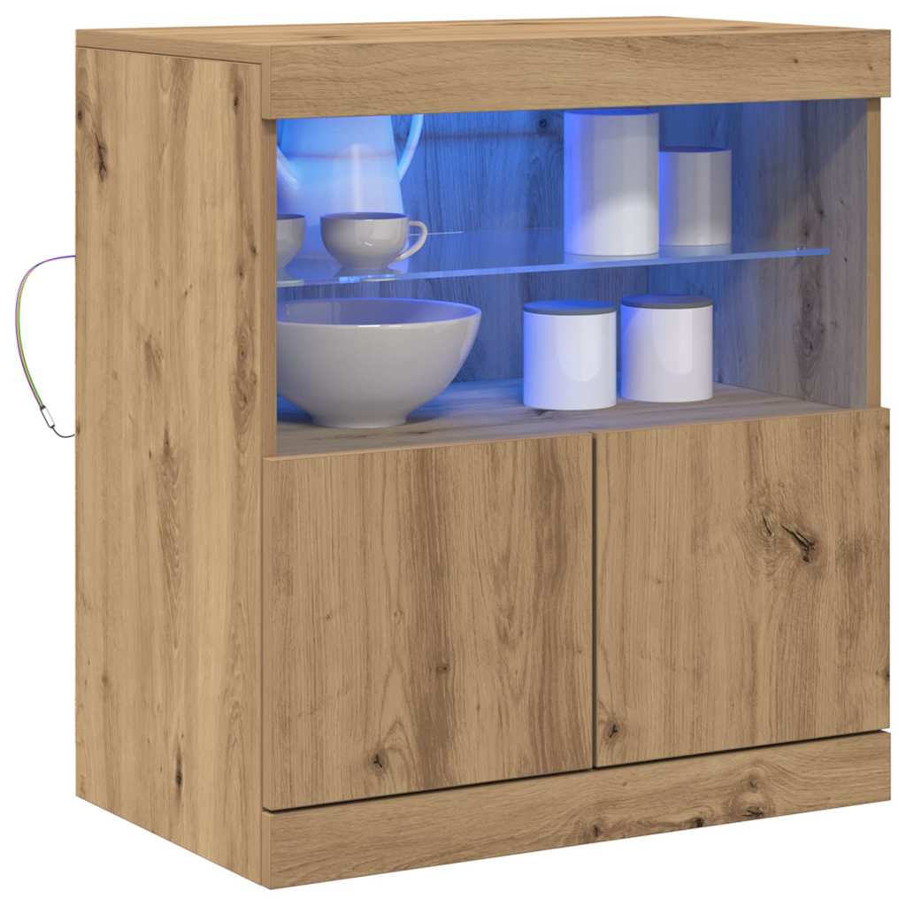 Sideboard Braun 60 x 37 x 67 cm Holzwerkstoff