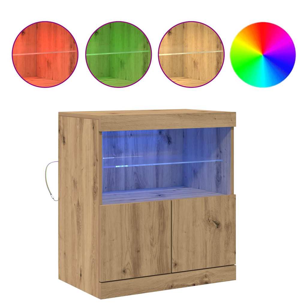 Sideboard Braun 60 x 37 x 67 cm Holzwerkstoff