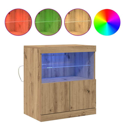 Sideboard Braun 60 x 37 x 67 cm Holzwerkstoff