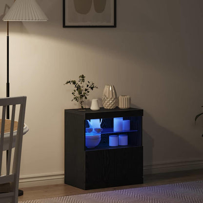 Sideboard Schwarz 60 x 37 x 67 cm Holzwerkstoff