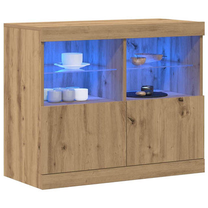 Sideboard Braun 81 x 37 x 67 cm Holzwerkstoff