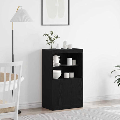 Sideboard Schwarz 60 x 37 x 100 cm Holzwerkstoff
